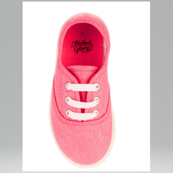 Faded Glory Shoes Faded Glory Glitter Hot Pink Shoes